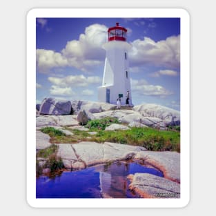 Peggy's Cove Lighthouse Sticker